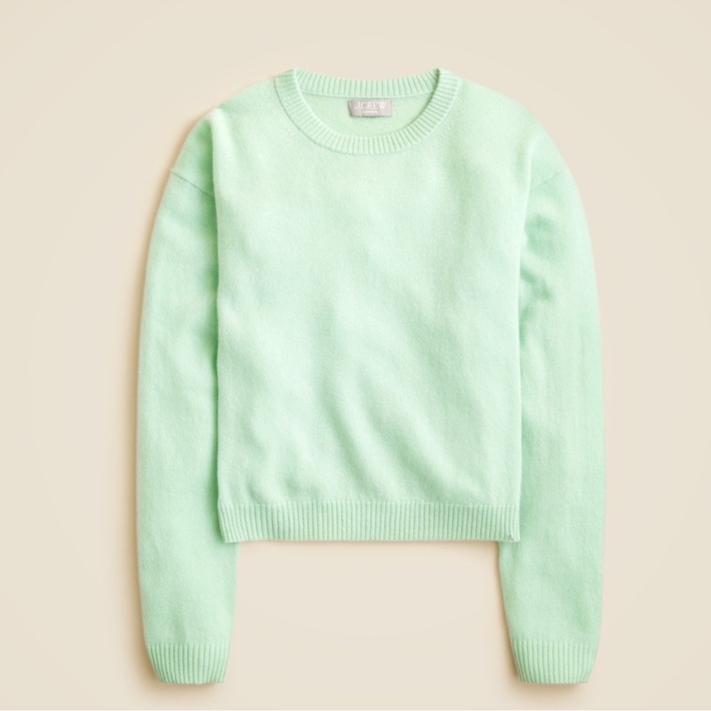 J.Crew Cashmere Classic-Fit Crewneck Sweater - Nwt